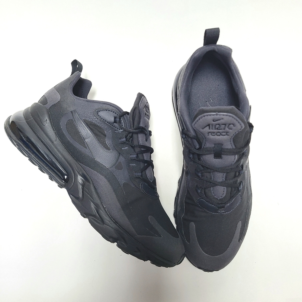 Nike Air Max 270 React, Men's Black/Oil Grey Size 11